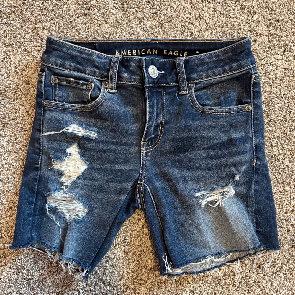 American Eagle Jean Shorts, size 0